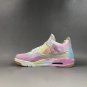 Air Jordan 4 White Multi-Color Denim