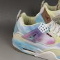 Air Jordan 4 White Multi-Color Denim