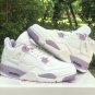 Air Jordan 4 White Purple Oreo