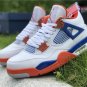Air Jordan 4 WhiteRoyal BlueOrange