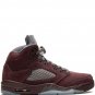 Air Jordan 5 Burgundy high-top sneakers