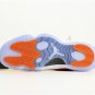 Air Jordan 11 &acirc;��florida Gators&acirc;�� White Orange Sneakers