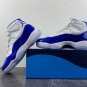 Air Jordan 11 Retro High Wmns &acirc;��barons&acirc;�� Blue Sneakers