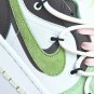 Custom Nikee Air Jordan 1 Low Sail White Oil Green