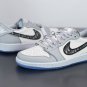 Dior X Nike Air Jordan 1 Low Wolf Grey Sneaker