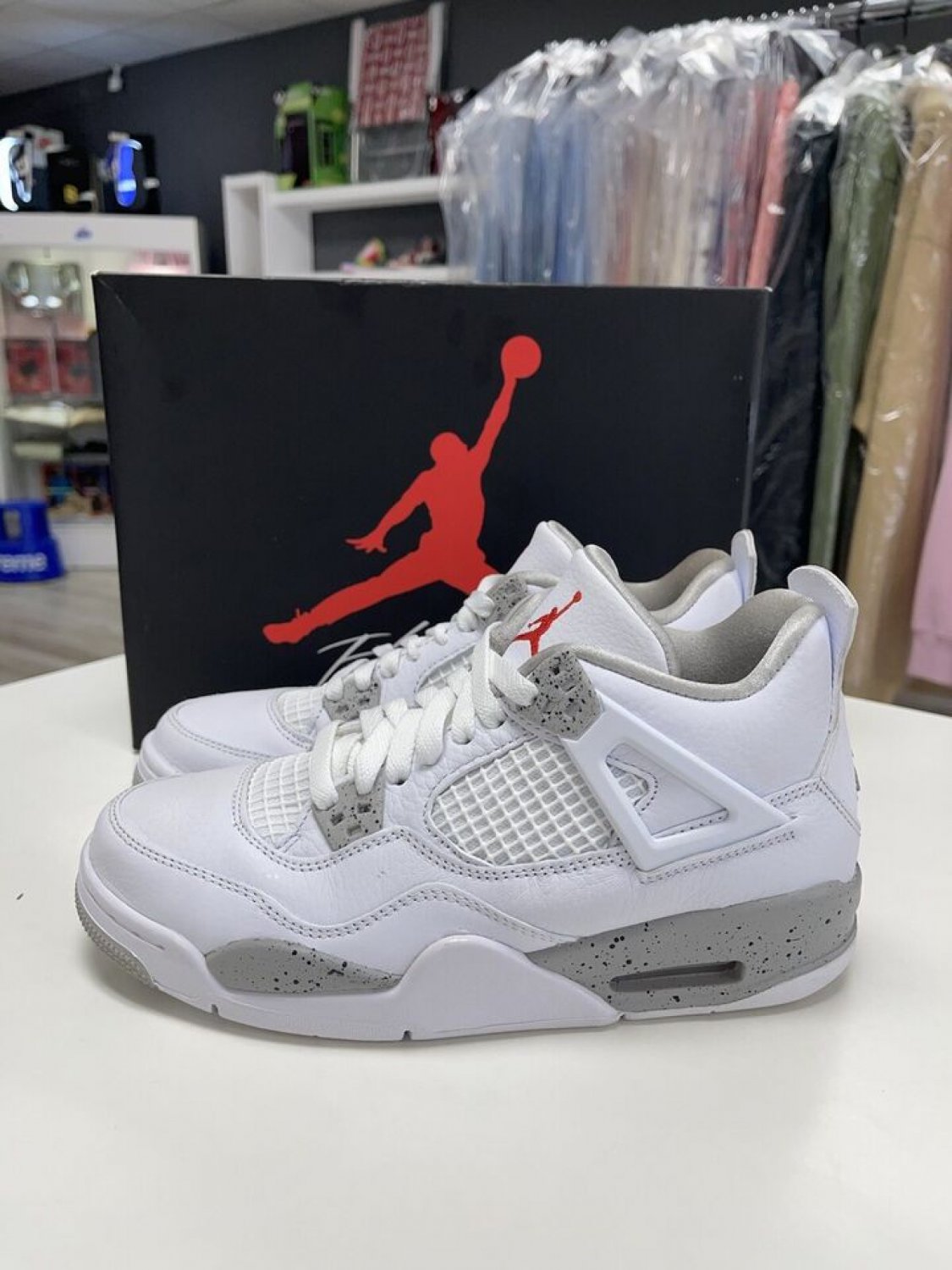 Jordan 4 Retro White Oreo (2021) (GS)