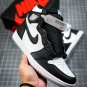 nike air jordan 1 retro high black white