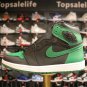 nike air jordan 1 retro high pine green black_1
