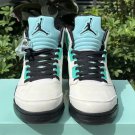 nike air jordan 5 retro island green