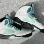 nike air jordan 5 retro island green