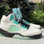 nike air jordan 5 retro island green