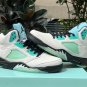 nike air jordan 5 retro island green