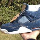 Levi’s X Air Jordan 4 DenimDenim-Sail-Game Red