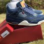 Levi&acirc;��s X Air Jordan 4 DenimDenim-Sail-Game Red
