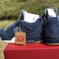 Levi&acirc;��s X Air Jordan 4 DenimDenim-Sail-Game Red