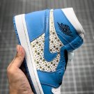 NIKE Air Jordan 1  High OG X Supreme White Blue'