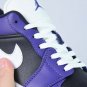 Jordan 1 Low Court Purple Black