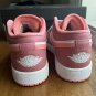 Jordan 1 Low DESERT BERRY WHITE PINK Shoes 553560-616