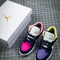 Jordan 1 Low MissMatched Purple Magenta Thunder Blue