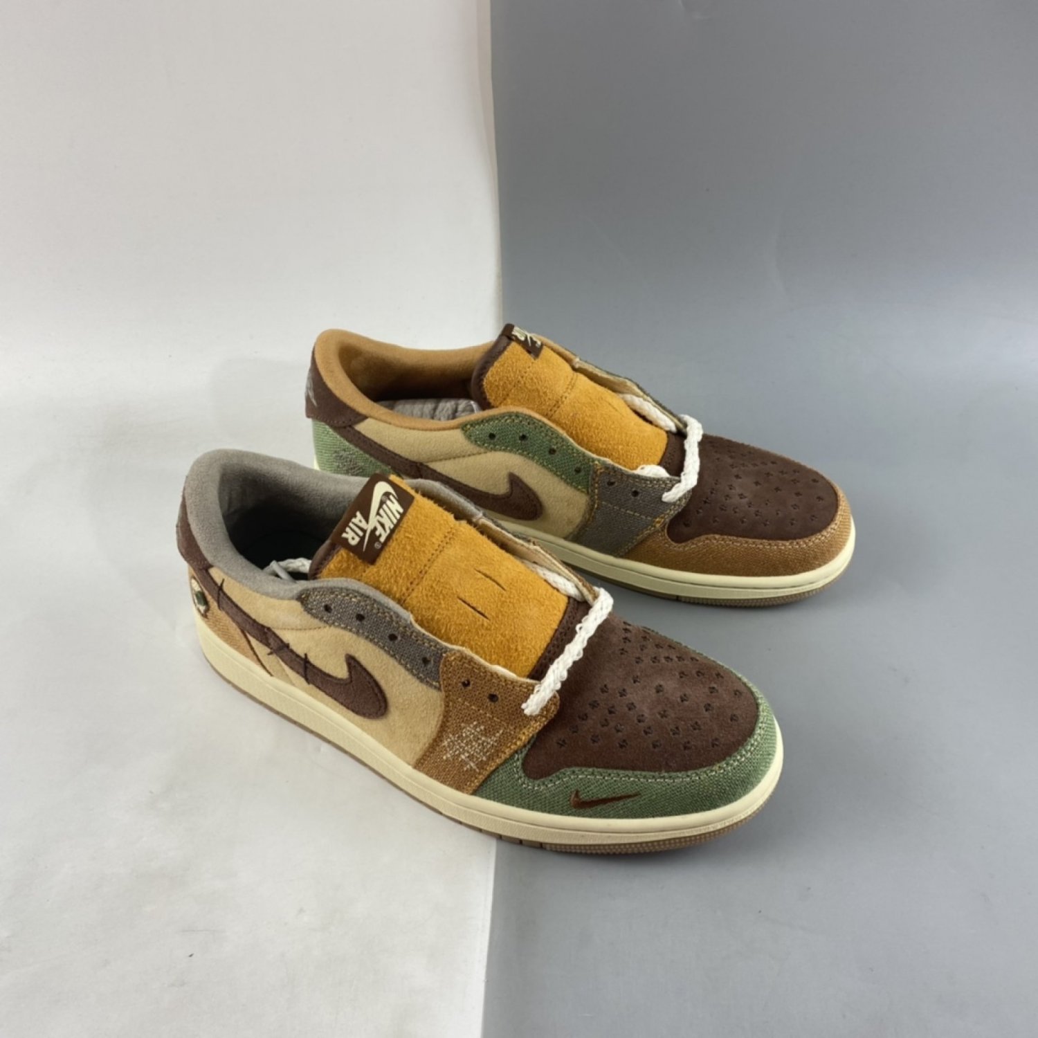 Jordan 1 Low OG Voodoo Flax Muslin Fauna Brown DZ7292-200