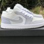 Jordan 1 Low Paris White  Sky Grey