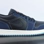 Jordan 1 Low Snakeskin Black White Midnight Navy FJ5478-010