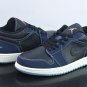 Jordan 1 Low Snakeskin Black White Midnight Navy FJ5478-010