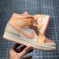 Jordan 1 Mid Apricot Atomic Orange