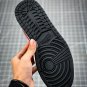 Jordan 1 Mid Black Siren Red