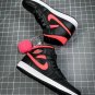 Jordan 1 Mid Black Siren Red