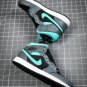 Jordan 1 Mid Grey Aqua Blue