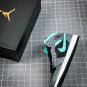 Jordan 1 Mid Grey Aqua Blue