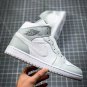 Jordan 1 Mid Grey Camo White