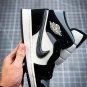 Jordan 1 Mid Satin Grey Toe Black