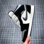 Jordan 1 Mid Satin Grey Toe Black