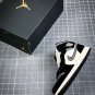 Jordan 1 Mid Satin Grey Toe Black