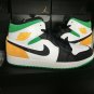 Jordan 1 Mid SE Oakland Lucky Green Laser Yellow
