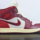 Jordan 1 Mid SE Tiki Leaf Team Red