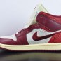 Jordan 1 Mid SE Tiki Leaf Team Red