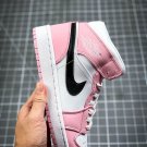 Jordan 1 Mid Soft Pink White