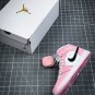 Jordan 1 Mid Soft Pink White
