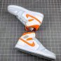 Jordan 1 Mid Starfish White