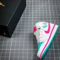 Jordan 1 Mid White Pink Green Soar