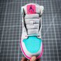 Jordan 1 Mid White Pink Green Soar