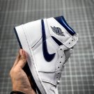 Jordan 1 Retro High OG White Metallic Navy