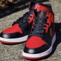 Jordan 1 Retro Mid TD 'Bred'