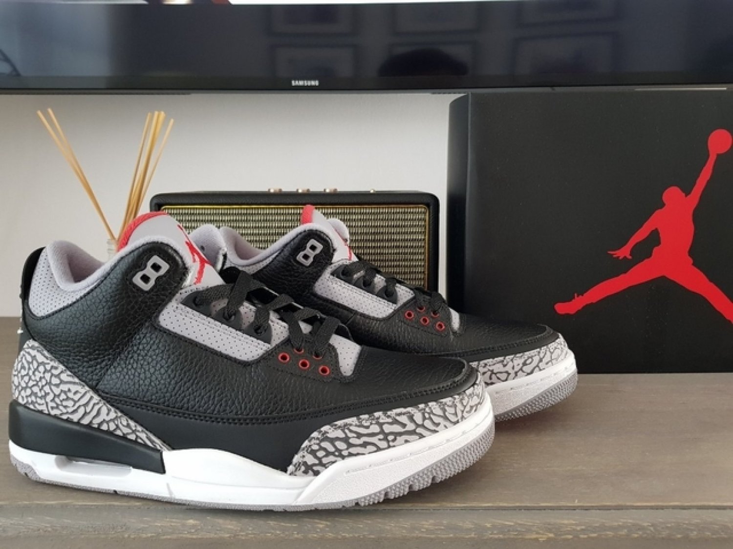 Jordan 3 Retro 'Black Cement'