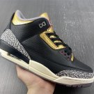 Jordan 3 Retro Black Cement Gold