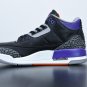 Jordan 3 Retro Black Court Purple