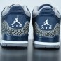 Jordan 3 Retro Georgetown Midnight Navy Cement Grey